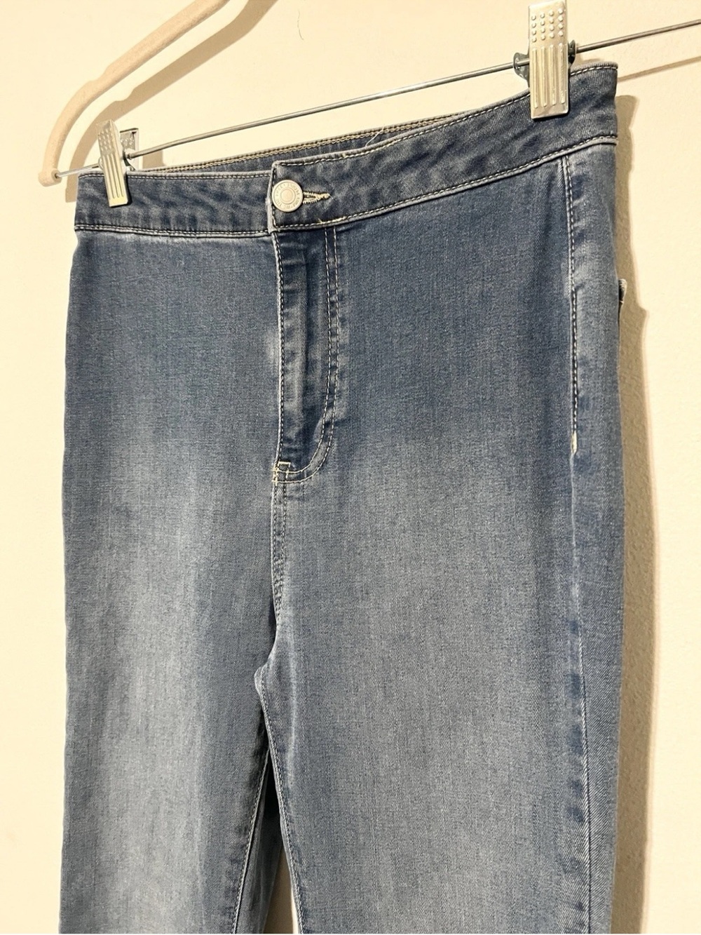 Free People Just Float On Flare High Rise Super Flare Jeans 26 Bell Bottom   F - Picture 4 of 9